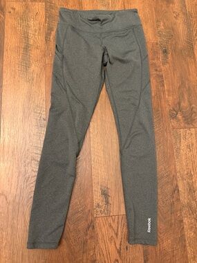 Reebok Charcoal Heather High-Waist Leggings